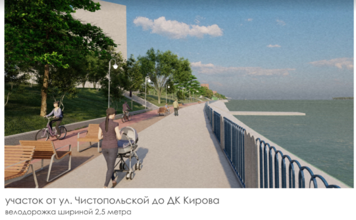 Как будет выглядеть обновленная набережная в Закамске