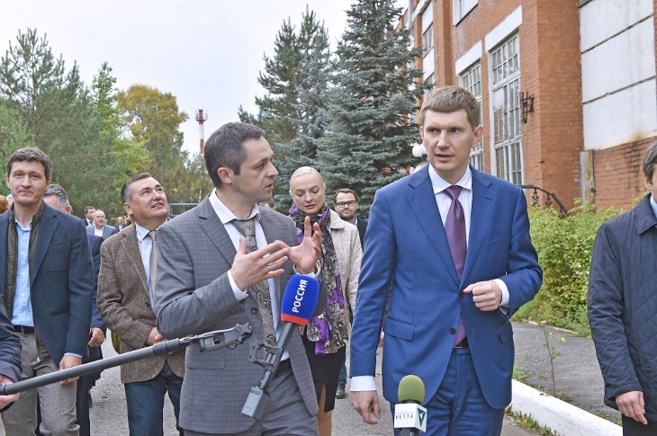 Максим Решетников представил депутатам регионального Заксобрания концепцию реновации территории бывшего завода имени Шпагина 