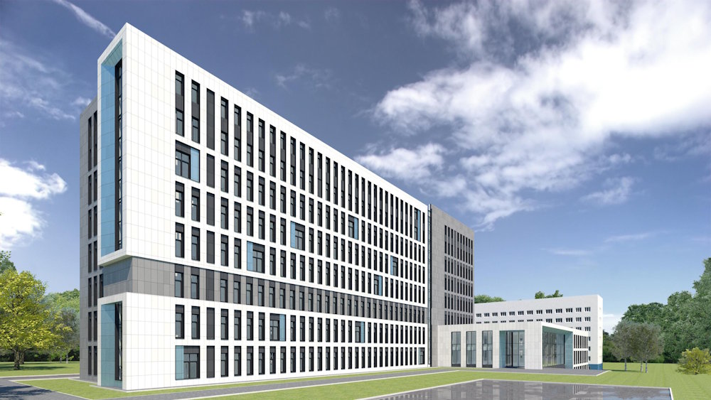 Минстрой показал, как будет выглядеть новый корпус пермской больницы им. Тверье