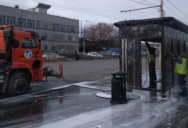 В Перми идет большая дезинфекция