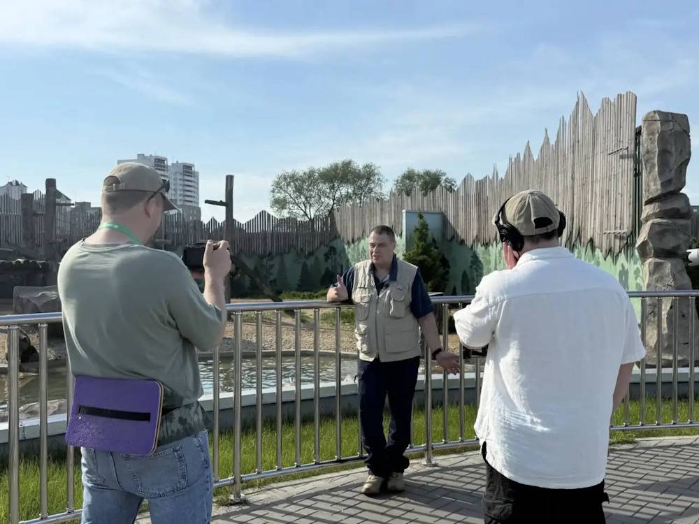В пермском зоопарке начались съёмки телепередачи «Диалоги о животных»
