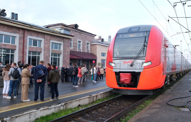 «Ласточки» на маршруте Пермь-Краснокамск начали работать в сентябре прошлого года. 