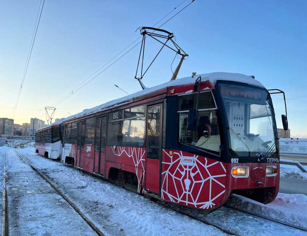 В Перми началась обкатка трамвайных путей на улице Крисанова