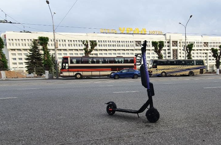 Сегодня в Перми заработал сервис проката электросамокатов Urent - Новости Перми