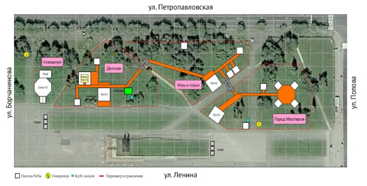 Карта посетителя пермь парк
