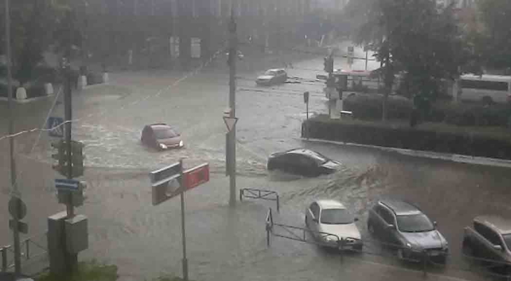 Самые частые опасные погодные явления в регионе - сильные дожди.