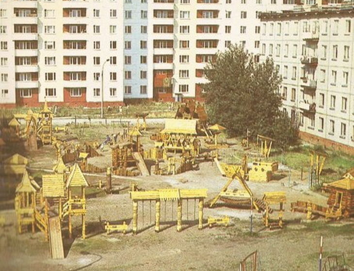 Как выглядели детские площадки в советской Перми