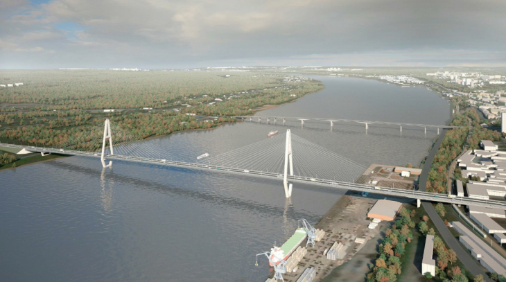 Объявлен конкурс по выбору проектировщика третьего моста через Каму 