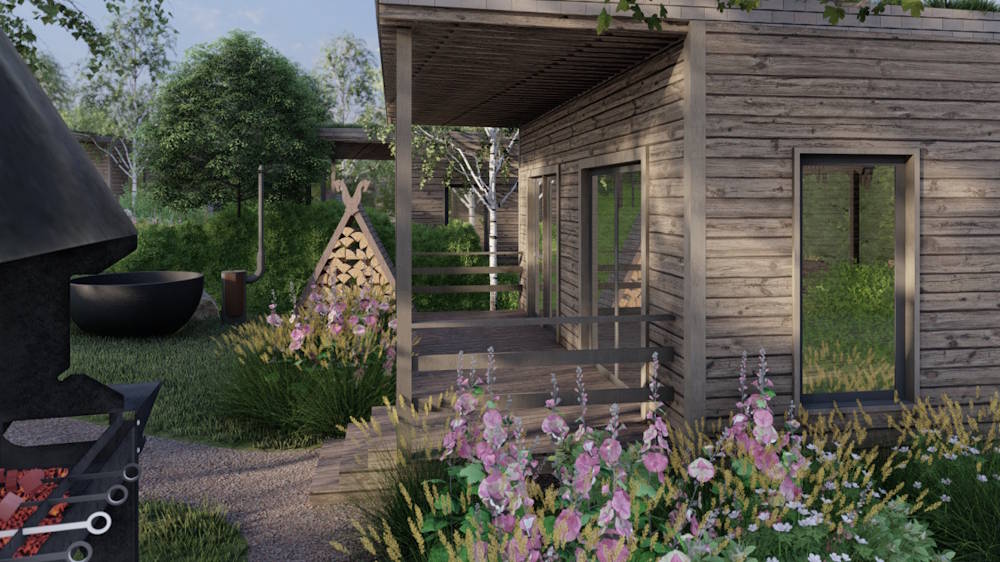 В районе Усьвы планируется построить для туристов дома с травой на крыше