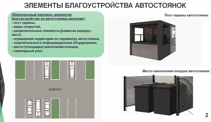 Автостоянки