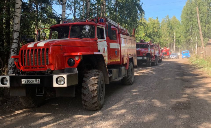 В некоторых районах Прикамья установлен чрезвычайный уровень пожарной опасности