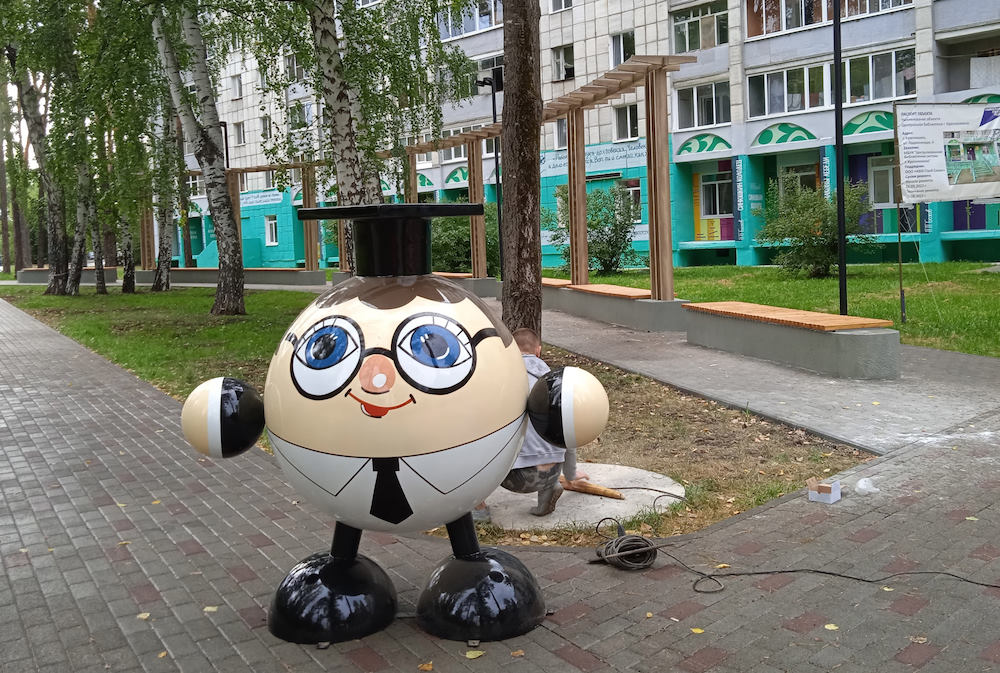 В Краснокамске установили копии кукол Топа, придуманных на местной фабрике игрушки