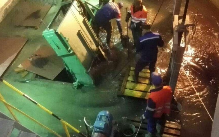 Подтопление в микрорайоне Крохалева