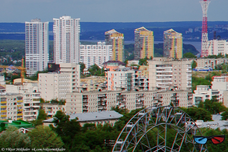 Пермский фотограф создал цикл стереофотографий к юбилею города