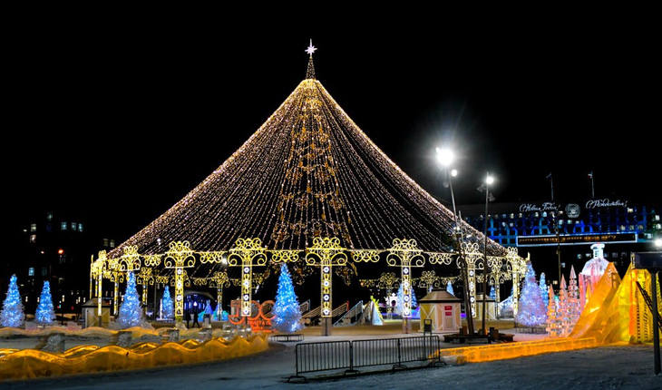 1 февраля ледовый городок в Перми будет закрыт из-за оттепели