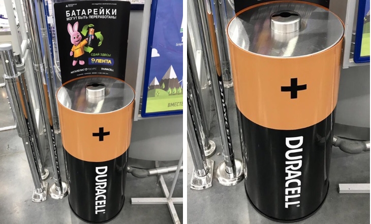 Duracell установил в Пермском крае 11 пунктов сбора батареек