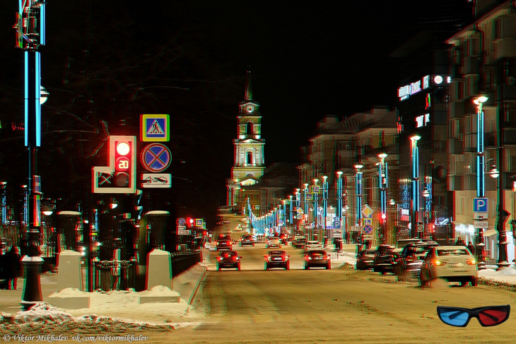 Пермский фотограф создал цикл стереофотографий к юбилею города