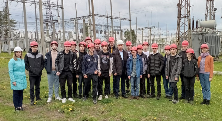 Энергетики «Пермэнерго» провели для студентов Чайковского техникума промышленных технологий и управления экскурсии на энергообъекты 