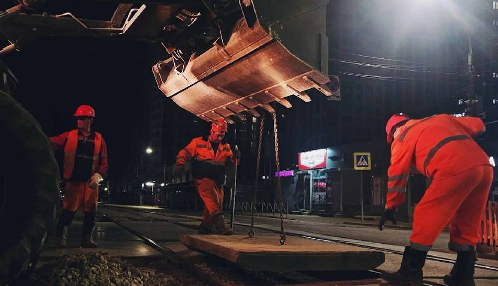 В Перми трамвайные переезды будут ремонтировать по ночам